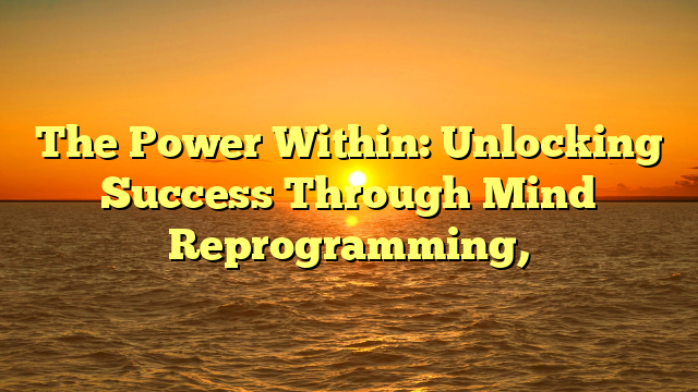 The Power Within: Unlocking Success Through Mind Reprogramming,